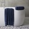 Lavish Home 2-Piece Bath Towel Set Quick Dry Large 34x68in Bath Towels for Shower, Gym, Spa, or Dorm, Navy 67-0036-N - alternate 5