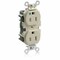 Leviton Straight Blade Receptacle, 5-15R, 15 A, 125V AC, Self-Grounded MT820-I - alternate 1