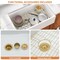 Wrightmaster 33"Apron-Front Single Bowl White Ceramic Workstation Kitchen Sink w/Cutting Board and Gold Strainer ZOR-AWS332010JTQJ - alternate 6