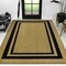 Jonathan Y Peater Classic Casual Commercial Natural Coir Natural/Black Border 5 ft. x 8 ft. Area Rug NRF107A-5 - alternate 1