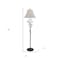 Homeroots 62" Grey Traditional Shaped Floor Lamp With Brown Bell Shade 526339 - alternate 6