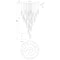 Euf Norah, Chandelier, 33-Light, 39", Matte Black, Mixed Glass 49238-044 - alternate 6