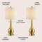 Jonathan Y Tyler 24" Modern Classic Gourd Iron LED Table Lamp w/Pull-Chain w/Dual USB Charging Port, Brass, 2PK JYL1127C-SET2 - alternate 7