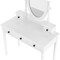 Homeroots 38" White Wood Mirrored Dresser 691685 - alternate 7