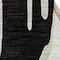 Homeroots 8' Black And Ivory Round Abstract Washable Indoor Outdoor Area Rug 612637 - alternate 9