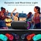 Bobtot Portable Bluetooth Speaker, Black, IPX6 Waterproof Speaker w/Bass, 15W, RGB, 15H Playtime, Dual 803782 - alternate 5