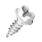 Malco 8X3/4 White, 1/4 in Slotted Hex Washer Head Sheet Metal Screws, , Zinc Plated, 10000PK HW8X3/4ZW - alternate 1