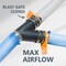 Powertec 4 in Integrated Blast Gate Clog Resistant, Anti Gap Tapered ABS Plastic Fitting (Patented) 70295 - alternate 6
