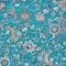 Homeroots 8' X 10' Teal Blue Ivory And Pink Floral Washable Indoor Outdoor Area Rug 597851 - alternate 7