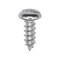Auveco #8 x 1/2in Slotted Pan Head Tapping Screw Ab - Zinc, 100PK 1146 - alternate 1