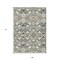 Homeroots 9' X 12' Sage And Off White Geometric Washable Indoor Outdoor Area Rug 608997 - alternate 7