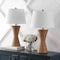 Jonathan Y Laura 27" Coastal Designer Woven Rattan/Metal Wicker Hourglass LED Table Lamp, Natural, 2PK JYL4048A-SET2 - alternate 6