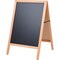 M&T Displays Rustic Wood 23.6x30.7 Inch Double Sided Chalkboard A-Frame UWID006078X2000 - alternate 6