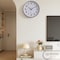 Clockswise Black 12-In Analog Clock - Silent, Non-Ticking for Wall Battery-Operated, Perfect for Home QI004744.BK.12 - alternate 10