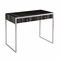 Homeroots 42" Silver Writing Desk With Two Drawers 402027 - alternate 1