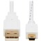 Eaton EATON USB 2.0 A To USB Mini-b Antibacterial Cable M/m, White, 3 Ft. 0.91 M U030AB-003-WH - alternate 1