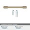 Amerock Riva 3-3/4 in 96 mm Center-to-Center Golden Champagne Cabinet Pull BP55365BBZ - alternate 4