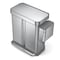 Simplehuman 15 gal Rectangular Step-On Trash Container, Silver, 1 Openings CW2116 - alternate 8