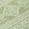 Homeroots 8' Green And Ivory Round Southwestern Washable Indoor Outdoor Area Rug 593674 - alternate 4