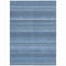 Homeroots 9' X 12' Denim Blue And Sky Blue Striped Washable Indoor Outdoor Area Rug 610586 - alternate 7