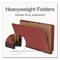 Pendaflex HD Pressboard End Tab Folders, Expands 2", 2 Dividers, 6 Fasteners, Legal, Brown, 10PK 1007076 - alternate 4
