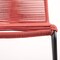 Homeroots Set of Two 23" Red Metal Outdoor Dining Chair, 2PK 490271 - alternate 5