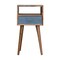 Homeroots 22" Brown Solid Wood One Drawer Nightstand 651884 - alternate 1