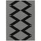Homeroots 5' X 8' Black And Ivory Geometric Washable Indoor Outdoor Area Rug 598533 - alternate 7