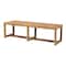 Bali & Pari Cipally Bohemian Seagrass and Mahogany Wood Accent Bench 251-13855-ZORO - alternate 1
