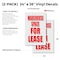 Signmission Warehouse Space For Lease, Vinyl Decals Only 24 Inch x 36 Inch, Vinyl Decal, 2PK DSB-2436-2PACK-Warehouse Space For Lease - alternate 2