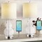 Jonathan Y Cora 22" Classic Vintage Glass LED Table Lamp with USB Charging Port, Clear, 2PK JYL1125C-SET2 - alternate 8