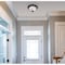 Westinghouse 6.25 in. H X 11 in. W X 11 in. L Matte Black Ceiling Fixture 6117700 - alternate 3