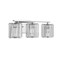 Jonathan Y Coco Prism Vintage 23" 3-Light Metal/Glass Classic Glam LED Vanity Light, Chrome JYL3554A - alternate 10