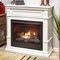 Duluth Forge Ventless Natural Gas Fireplace With Mantel - 26,000 BTU, Remote Control, White Finish DFS-300NR-3WT - alternate 8
