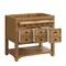 James Martin Vanities Malibu 36" Single Vanity, Amber Birch, w/ 3 CM Phantome Eclos Top 505-V36-AMB-3PHT - alternate 7