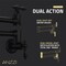 Anzzi Marca 360-Degree 24 in. Dual Swivel Pot Filler in Matte Black KF-AZ259MB - alternate 8