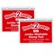Ready 2 Learn Jumbo Washable Stamp Pad, Red, 6.2inL x 4.1inW, 2PK CE10037 - alternate 1