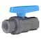 Homewerks 2 in. PVC Slip Ball Valve Full Port Quarter-Turn Lever For Non-Potable Water VBVP80LTE8B - alternate 2