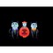 A Holiday Co 7 ft. LED Prelit Animated Skeleton Dog Family Inflatable HL24075-195 - alternate 5
