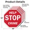 Signmission Help Stop Crime, 10 inch X 10 inch, Aluminum Metal Signs, 5PK OC-A-5Pack-10-72 - alternate 6