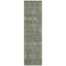 Homeroots 8' Blue And Green Floral Washable Indoor Outdoor Runner Rug 564330 - alternate 7