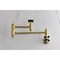 Kingston Brass Wall Mount Pot Filler Faucet, Brushed Brass KS3107PKX - alternate 4