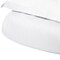 Homeroots White Queen Cotton Blend 400 Thread Count Washable Duvet Cover Set 528311 - alternate 6
