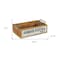 Homeroots Set of Three Brown Solid Wood Crate, 3PK 487679 - alternate 8