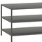 Homeroots 48" Gray Steel Coffee Table With Two Shelves 520581 - alternate 9