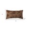 Homeroots Set of Two 12" X 20" Brown Faux Fur Lumbar Throw Pillows, 2PK 544573 - alternate 7