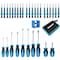 Neiko Magnetic Precision Master Screwdriver Set, 32 Piece, Includes Magnetizer and Demagnetizer 01379A - alternate 1