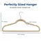 Serenelife Velvet Hangers, Non-Slip, 360 Deg Swivel Hook, Ultra-Thin, Lightweight, Space Saving, Ivory, 30PK SLHVELIVOR30 - alternate 4