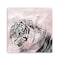 Homeroots Pink Crouching Tiger Unframed Print Wall Art 398887 - alternate 1
