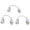 Do It Best 8'' 16/3 Short Extension Cord Set, 3PK 556991 - alternate 2